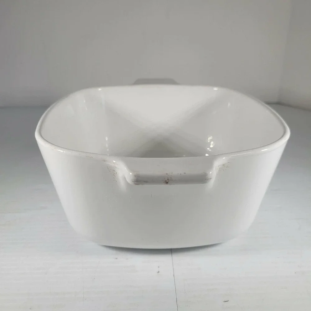 NO LID Corning Ware Blue Cornflower Casserole Dish 1.75 QT P-1 3/4-B White Vth